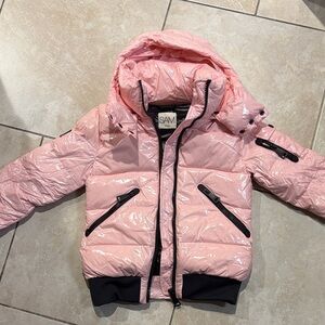 SAM Glossy Pink Quilted Jacket